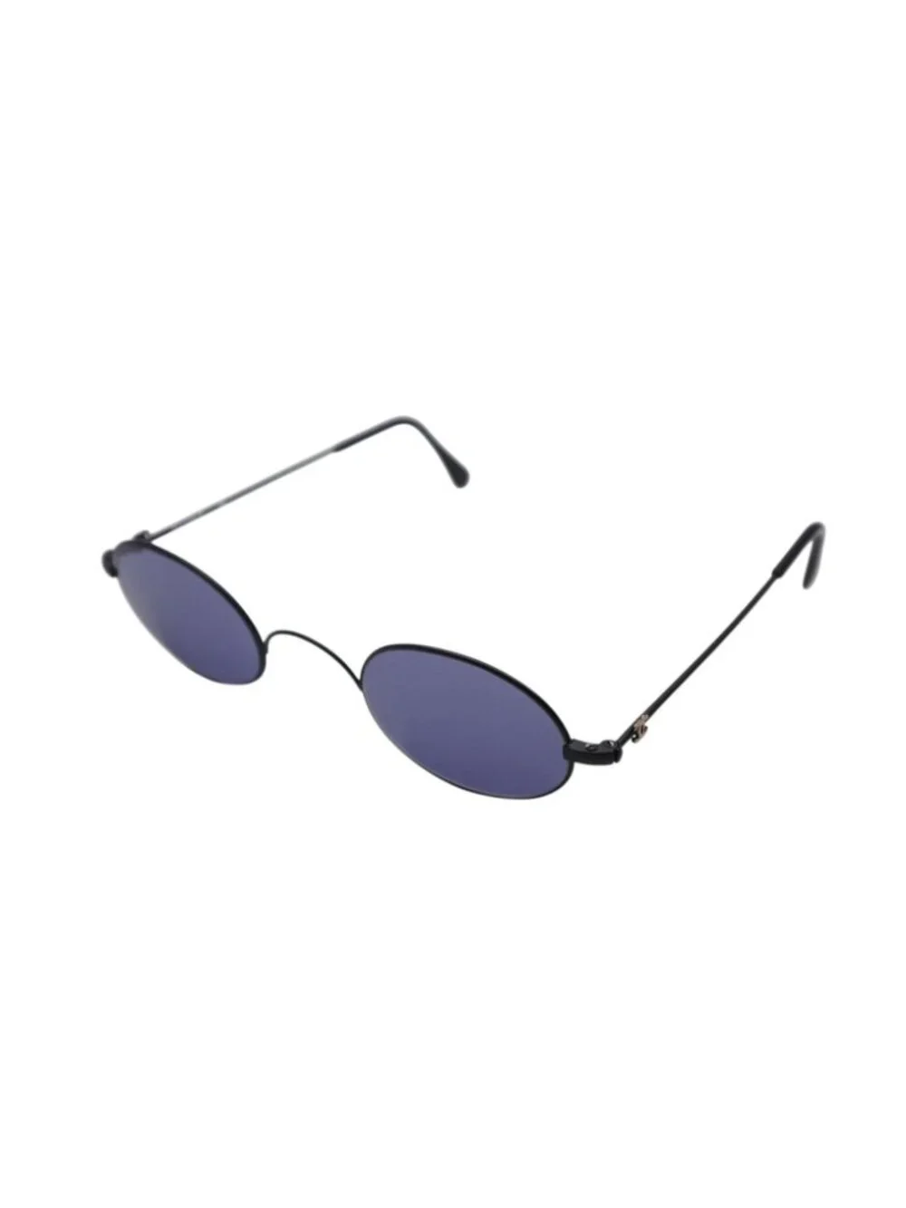 Chanel Oval Sunglasses Eyewear CC Logo Black